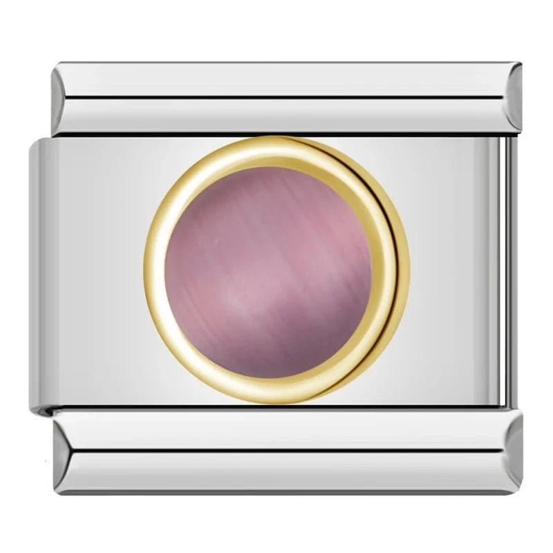 Precious Stones Set - Cacilia Sauer - Italian Charm Bracelet - custom jewelry - vintage jewelry - charms and pendants