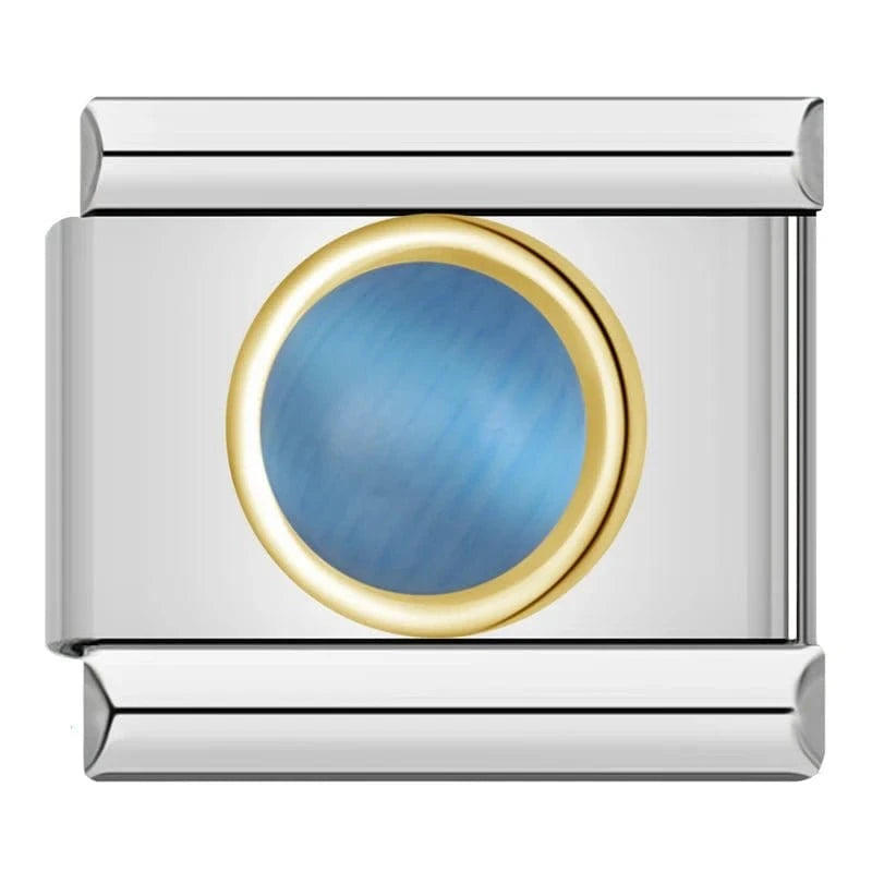 Precious Stones Set - Cacilia Sauer - Italian Charm Bracelet - custom jewelry - vintage jewelry - charms and pendants