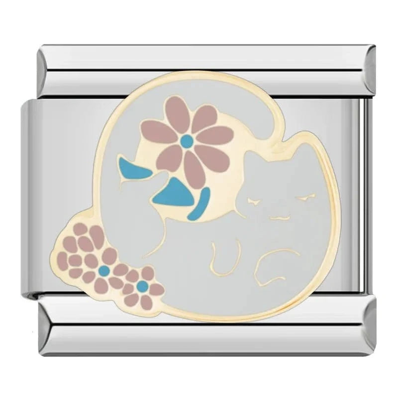 Puppy Charms - Cacilia Sauer - Italian Charm Bracelet - custom jewelry - vintage jewelry - charms and pendants