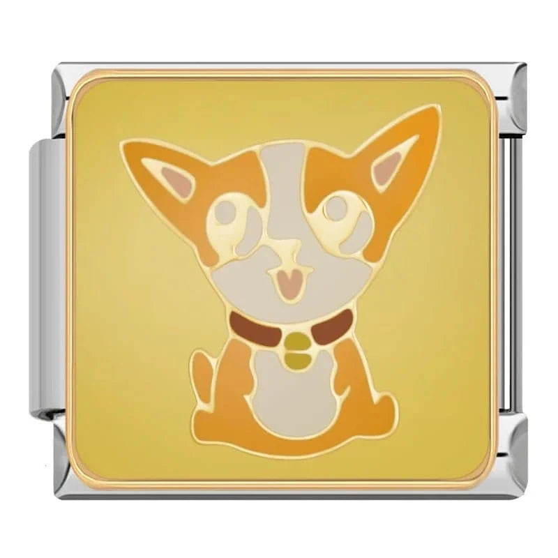 Puppy Charms - Cacilia Sauer - Italian Charm Bracelet - custom jewelry - vintage jewelry - charms and pendants