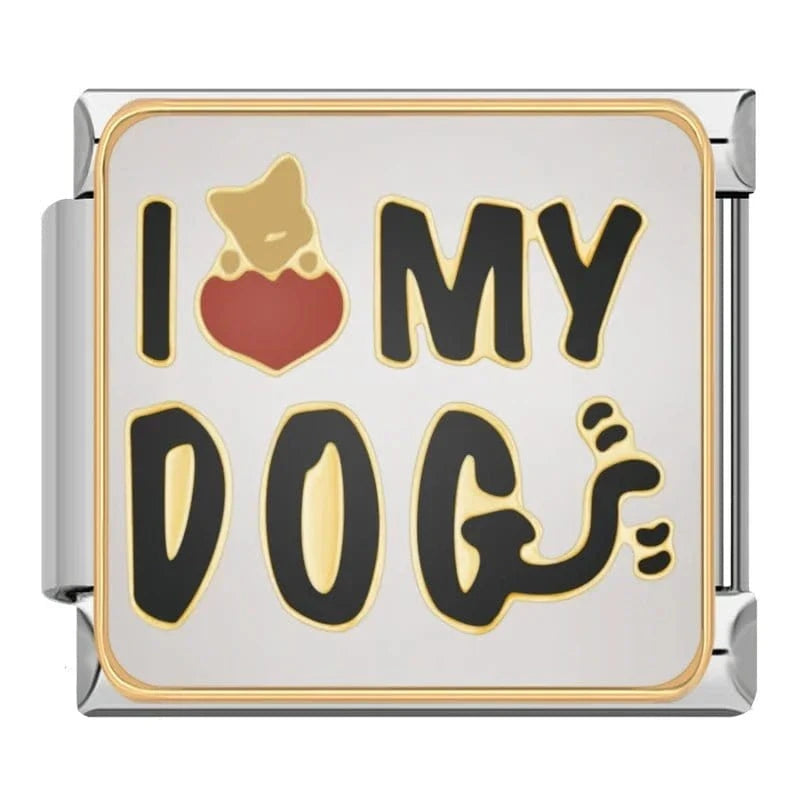 Puppy Charms - Cacilia Sauer - Italian Charm Bracelet - custom jewelry - vintage jewelry - charms and pendants