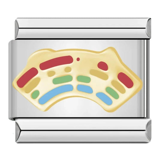 Rainbow - Cacilia Sauer - Italian Charm Bracelet - custom jewelry - vintage jewelry - charms and pendants