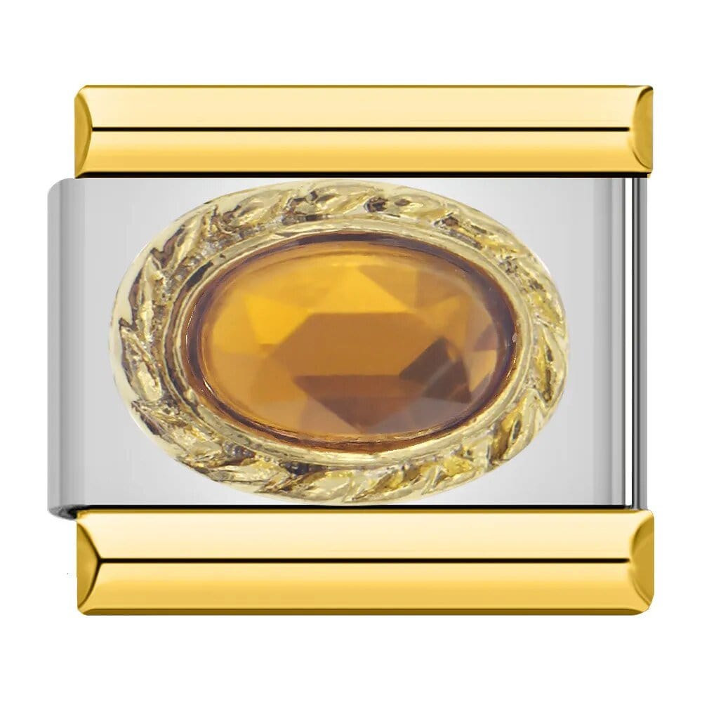 Rhinestone - Cacilia Sauer - Italian Charm Bracelet - custom jewelry - vintage jewelry - charms and pendants