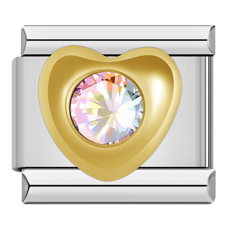 Gold Heart Crystal