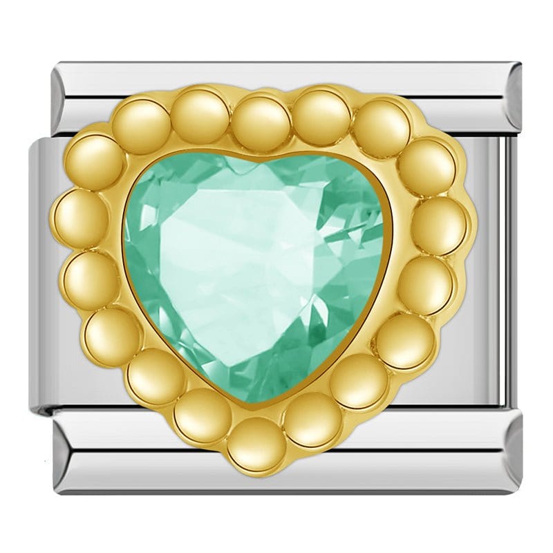 Green Crystal Heart