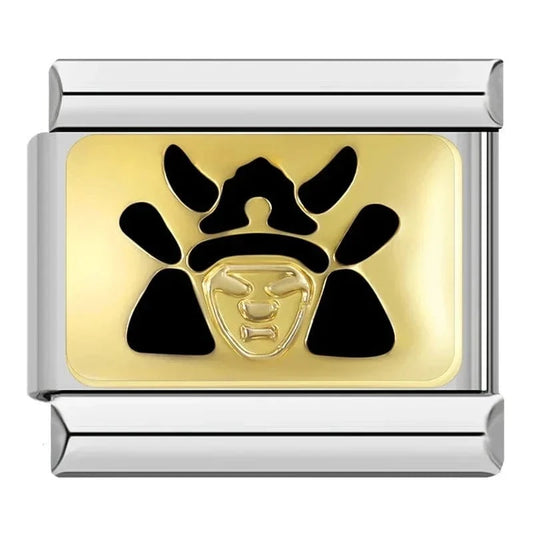 Samurai - Cacilia Sauer - Italian Charm Bracelet - custom jewelry - vintage jewelry - charms and pendants