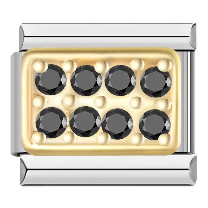 Shiny Diamond - Cacilia Sauer - Italian Charm Bracelet - custom jewelry - vintage jewelry - charms and pendants