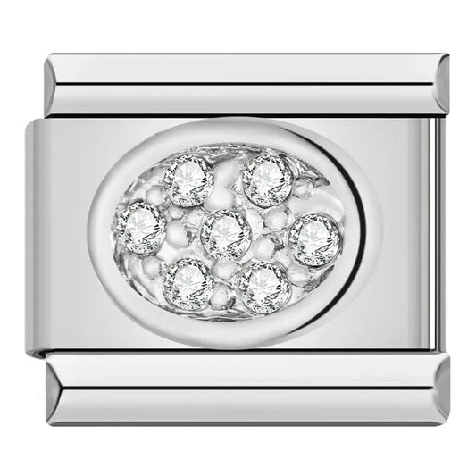 Shiny Diamond - Cacilia Sauer - Italian Charm Bracelet - custom jewelry - vintage jewelry - charms and pendants