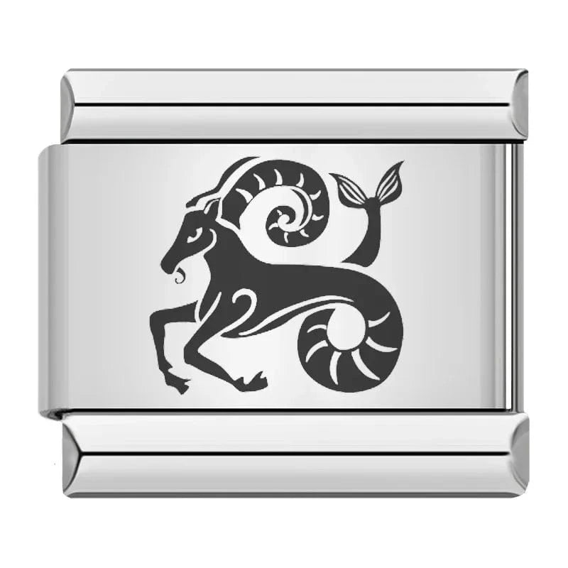 Silver Astral Signs - Cacilia Sauer - Italian Charm Bracelet - custom jewelry - vintage jewelry - charms and pendants