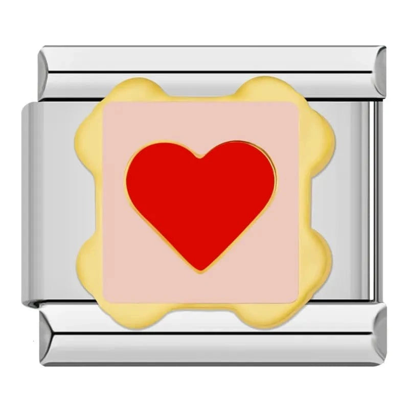 Simple Love - Cacilia Sauer - Italian Charm Bracelet - custom jewelry - vintage jewelry - charms and pendants