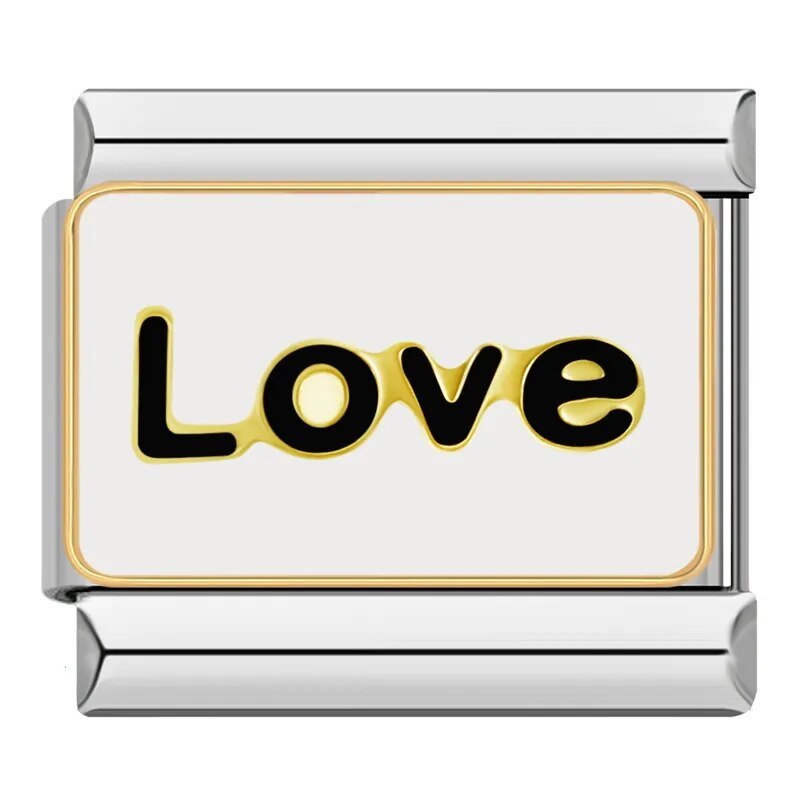 Simple Love - Cacilia Sauer - Italian Charm Bracelet - custom jewelry - vintage jewelry - charms and pendants