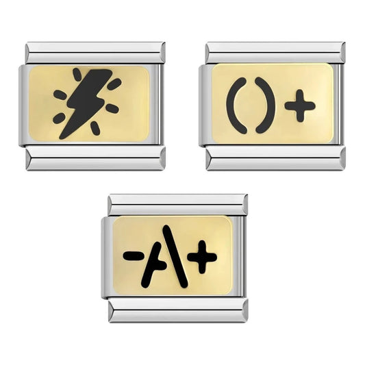 Symbolic Power - Cacilia Sauer - Italian Charm Bracelet - custom jewelry - vintage jewelry - charms and pendants