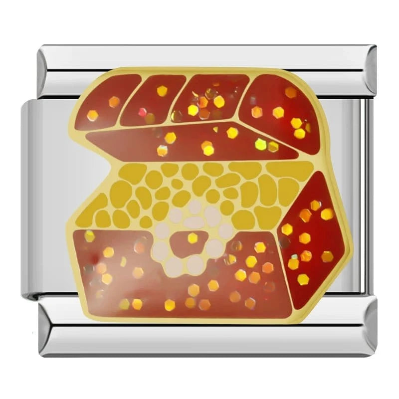 Treasure - Cacilia Sauer - Italian Charm Bracelet - custom jewelry - vintage jewelry - charms and pendants