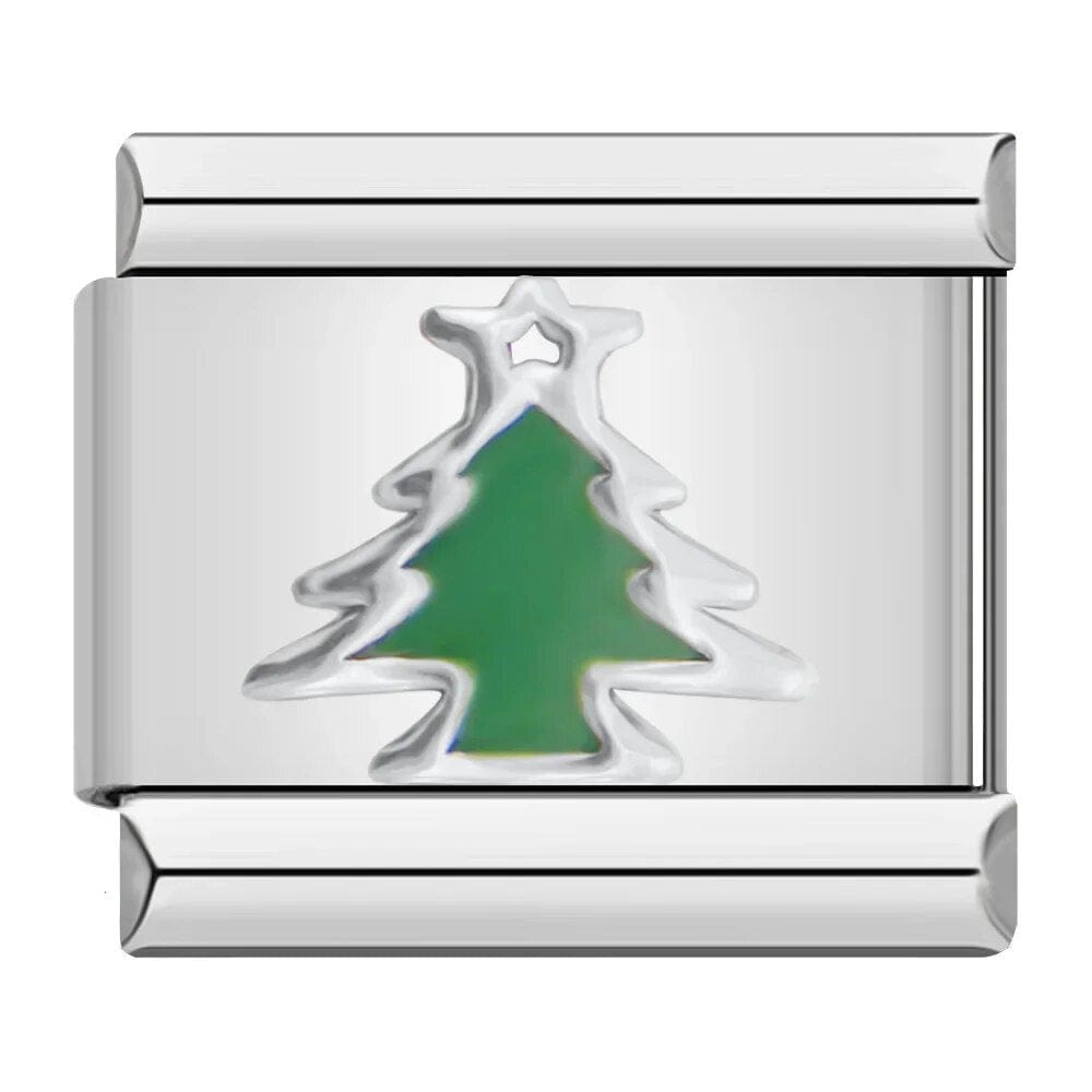 Tree - Cacilia Sauer - Italian Charm Bracelet - custom jewelry - vintage jewelry - charms and pendants