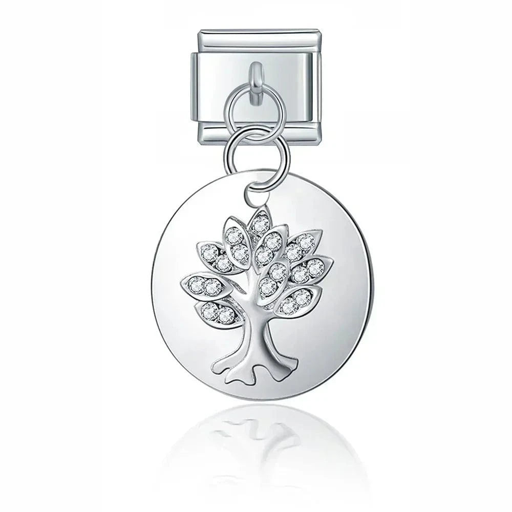 Tree of Life - Cacilia Sauer - Italian Charm Bracelet - custom jewelry - vintage jewelry - charms and pendants