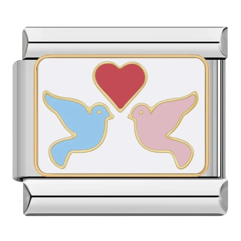 Vintage Love - Cacilia Sauer - Italian Charm Bracelet - custom jewelry - vintage jewelry - charms and pendants