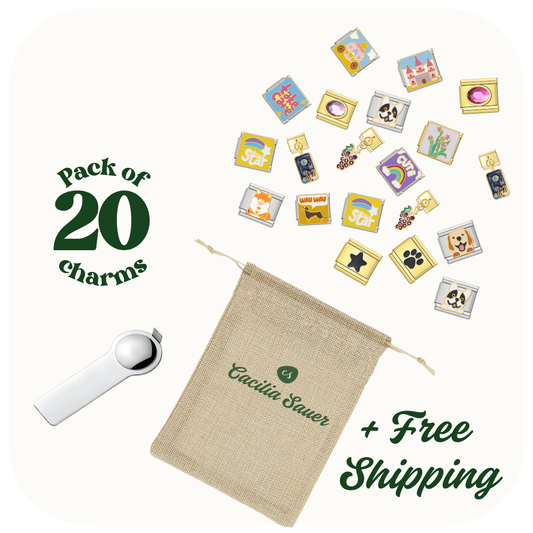Pack of 20 charms