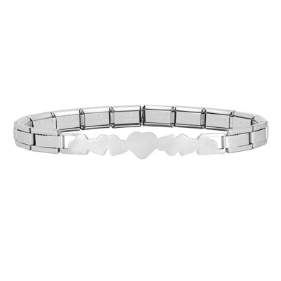 7mm Heart Italian Charm Bracelet