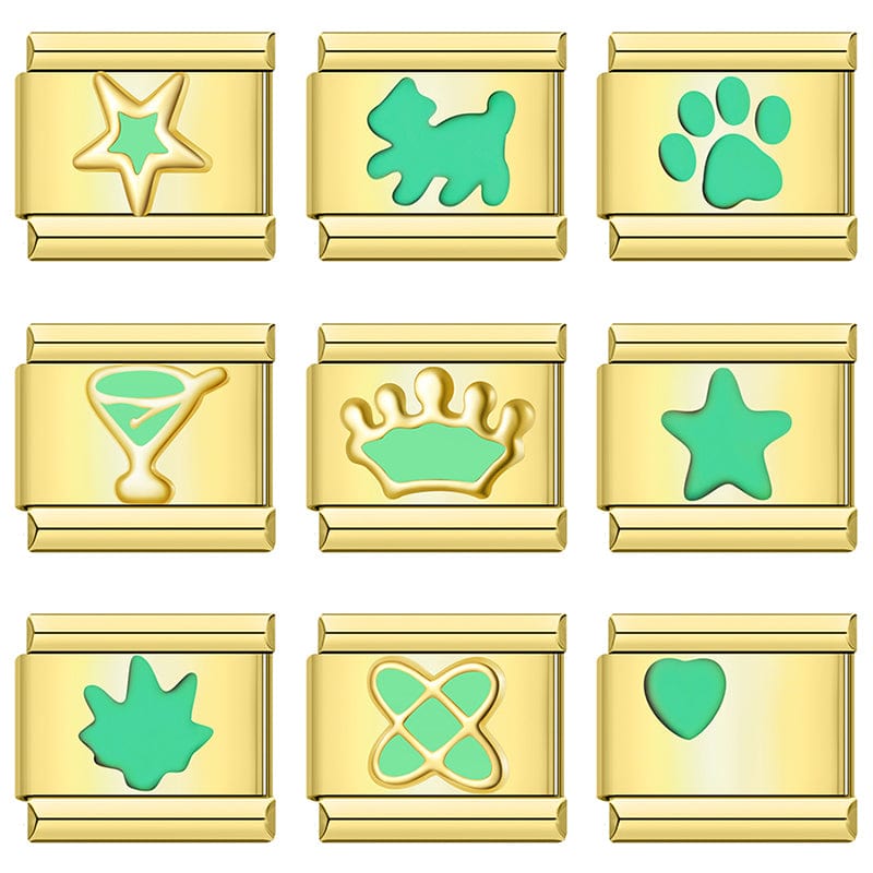 Silhouette Icons Green