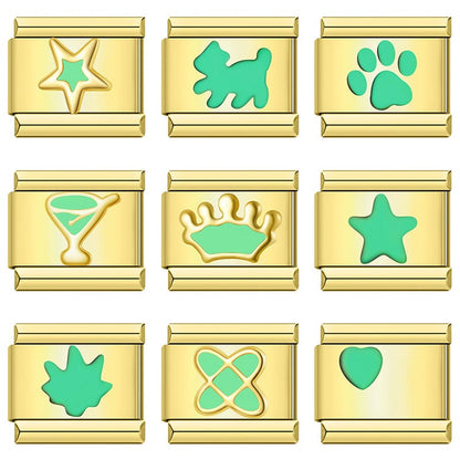 Silhouette Icons Green