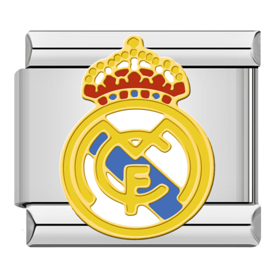 Real Madrid FC Italian charm link, 9mm stainless steel module