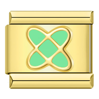 Green Four Leaf Clover