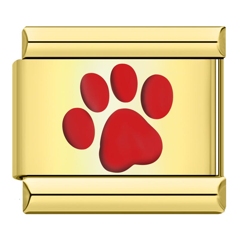 Red Paw Print