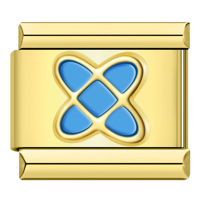Blue Clover Knot