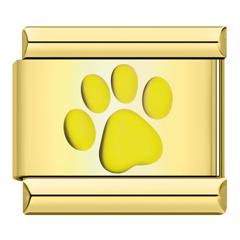 Yellow Paw Print