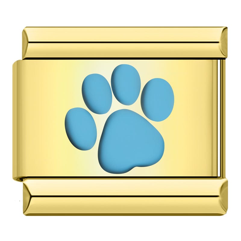 Blue Paw Print