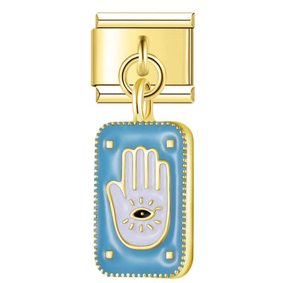 Blue Hamsa Hand