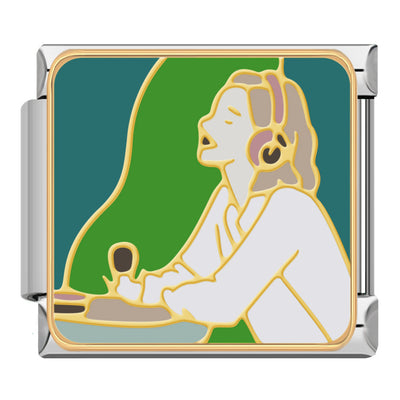 Girl with Headphones