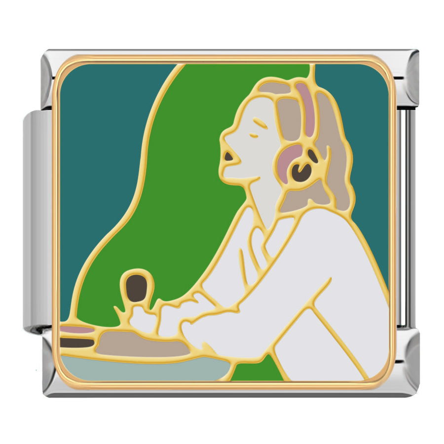 Girl with Headphones
