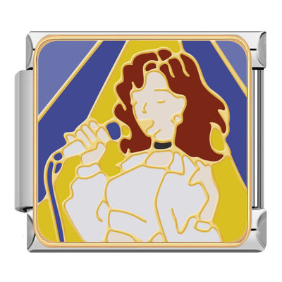 Singer with Microphone