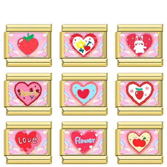 Sweetheart Pink Charm Set