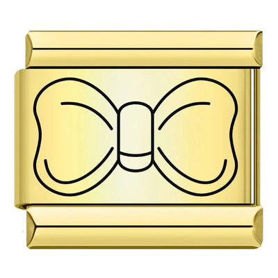 Bow Outline on Gold
