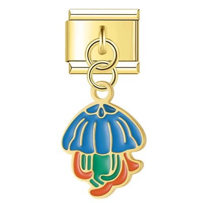 Colorful Jellyfish Pendant