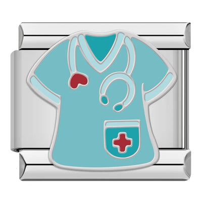Medical Scrubs with Stethoscope