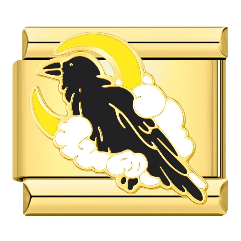 Raven on Moon