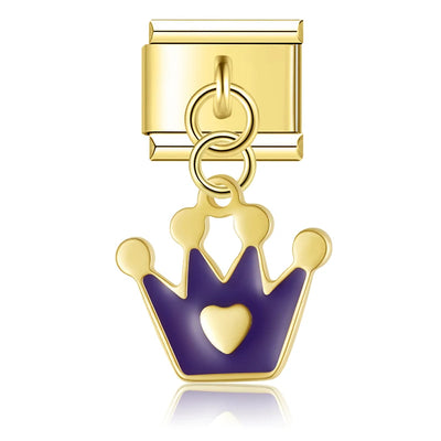 Purple Crown Pendant