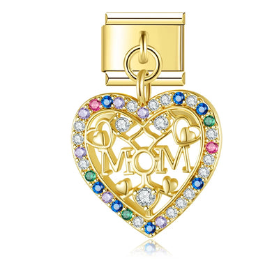 Crystal Mom Heart
