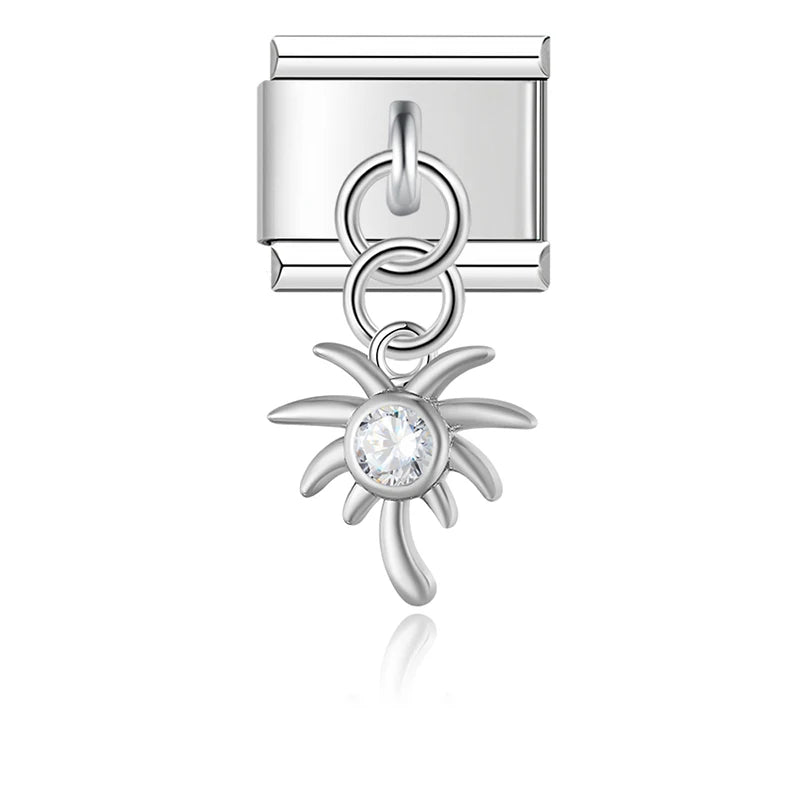 Crystal Spider in Silver