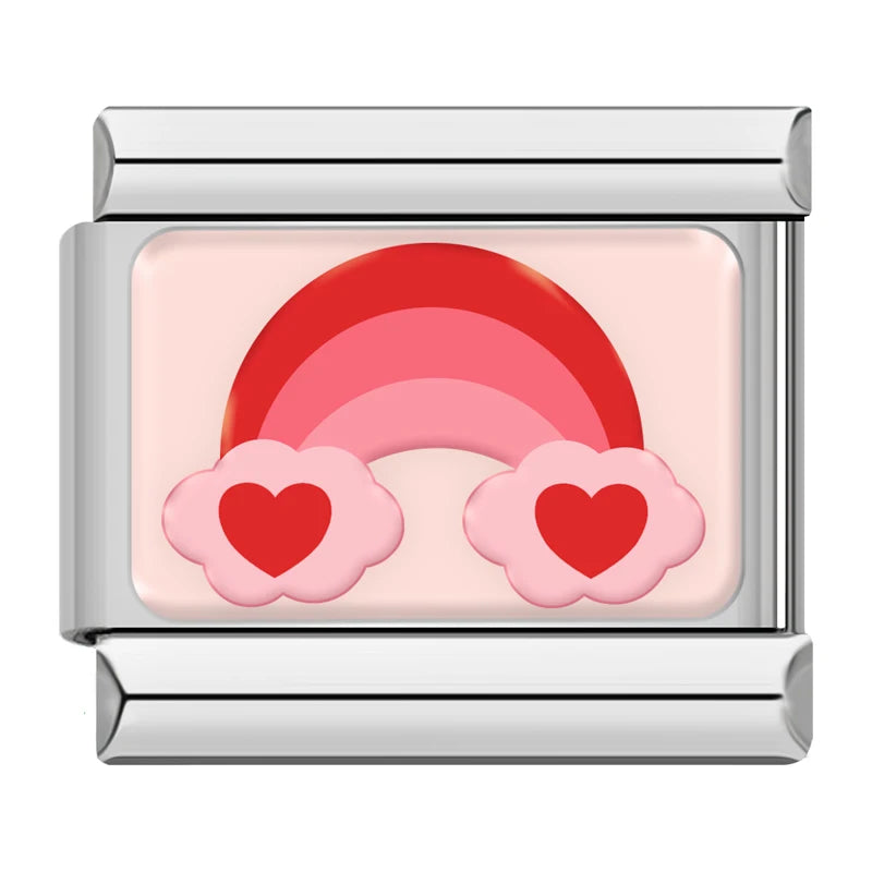Pink Heart Rainbow
