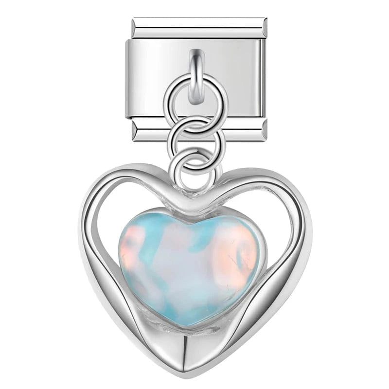 Opal Heart Outline