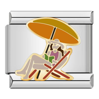 Beach Chair Under Umbrella