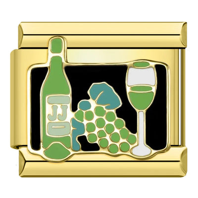 White Wine and Grapes