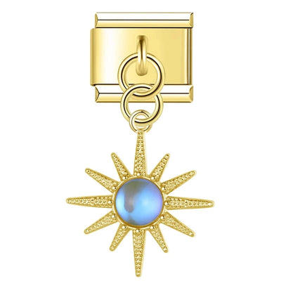 Gold Starburst Dangle