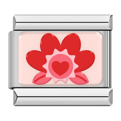 Red Heart Flower