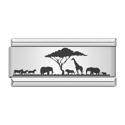 African Safari Silhouette