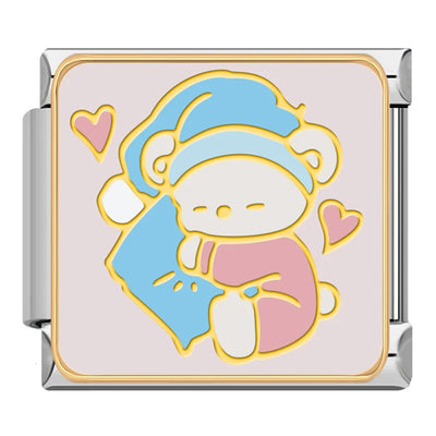 Sleepy Bear with Pillow